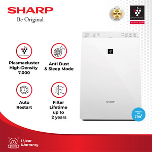 Sharp Air Purifier KC-F30Y-W With Humidifying White 21m