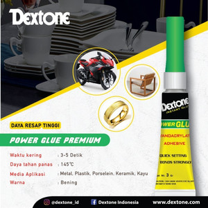 Lem Tetes Dextone Power Glue Premium (HQ) 3Gr