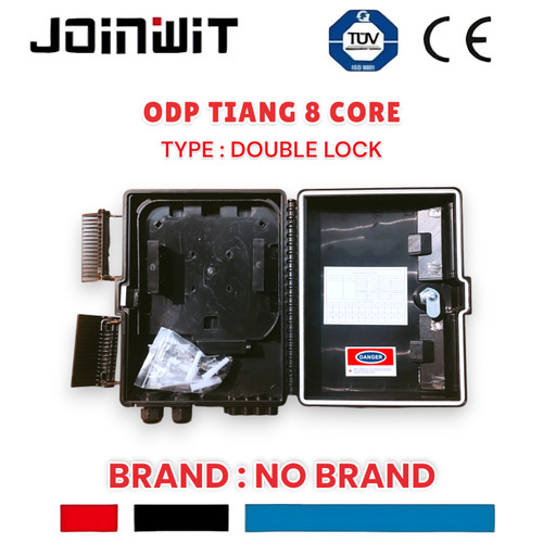 ODP 8 CORE double lock 8core ROSET OTB ODF FIBER OPTIC (HITAM)