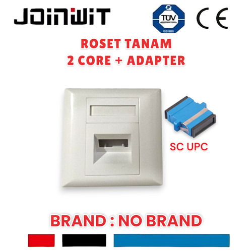 ROSET TANAM 2 CORE + ADAPTOR/face plate 2core plus adapter odp odf FO