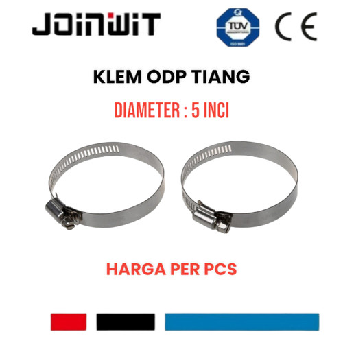 KLEM TIANG ODP/cincin ring 5 inci/clamring besi pengikat odp fiber FO