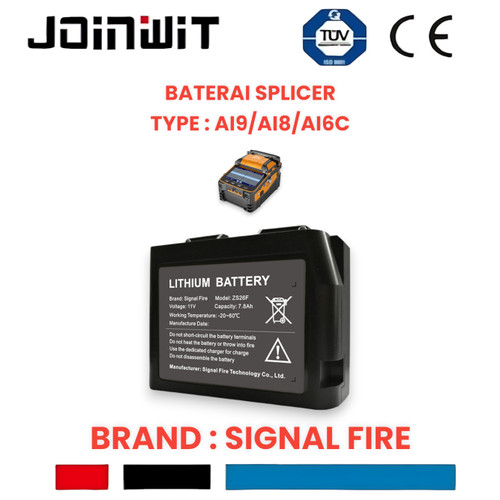 Battery fusion Splicer AI-8 / AI-9 / Baterai Signal Fire AI-9 / AI-8