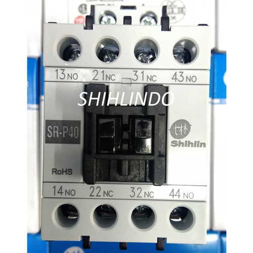 Magnetic Control Relay SR-P40 (2NO2NC / 4NO) 24V~380V Shihlin AC12-5A