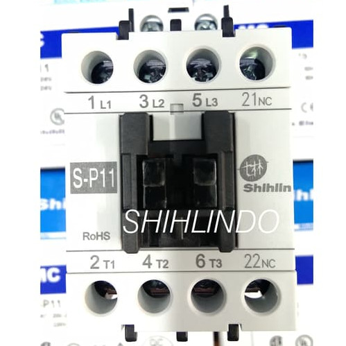 Kontaktor S-P11(1b) Shihlin AC3-13A AC1-20A 1NC 24V/48V/110V/220V/380V