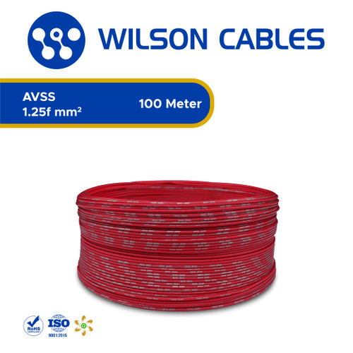 AVSS 1.25 f mm2 100 Meter - Kabel Otomotif Wilson Cables