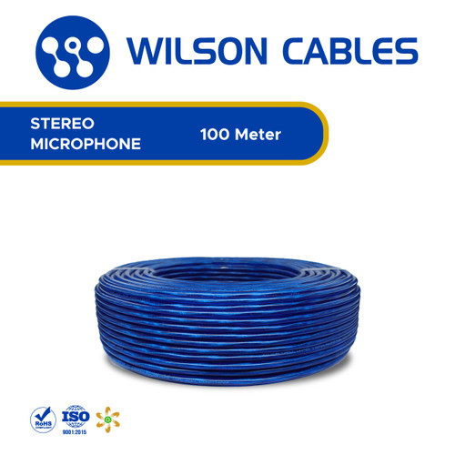 Kabel Microphone 2x0.2 mm2 (20/0.12) 100 Meter - Wilson Cables