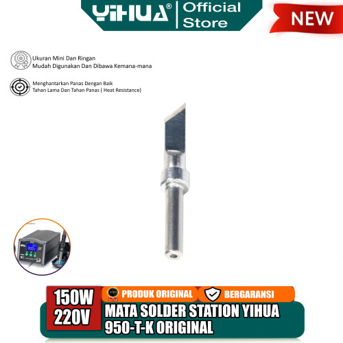 Mata Solder Satation Yihua 950-T-K Mata Solder Pisau Digital 950 ORI