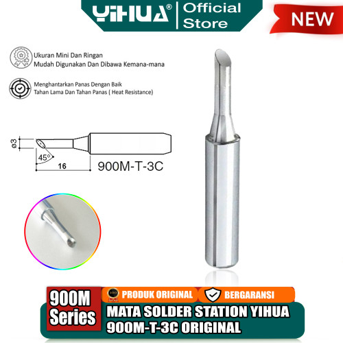 Yihua 900M-T-3C Mata Solder Station Series 900M Tip Tapal Kuda ORI