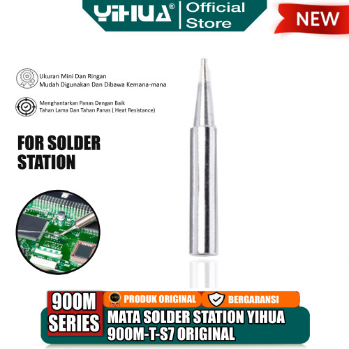 Yihua 900M-T-S7 Mata Solder Station Series 900M Soldering Iron Tip ORI