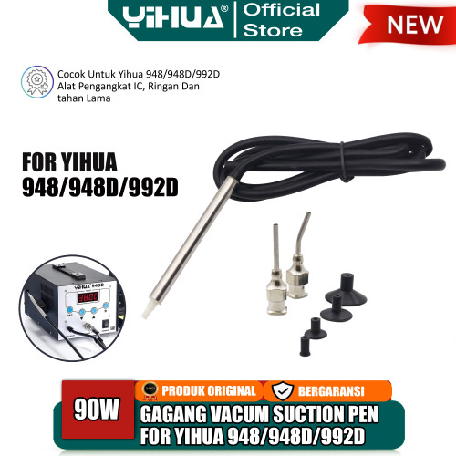 Gagang Vacum Suction Pen For Yihua 948 948D 992D Solder Station ORI