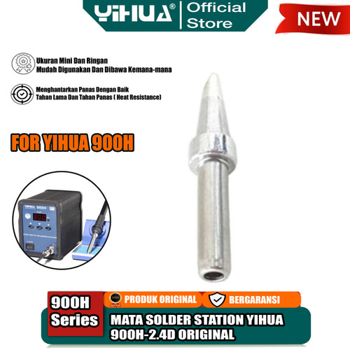 Yihua 900H-2.4D Mata Solder Station Seri 900H Soldering Tip 2.4D ORI