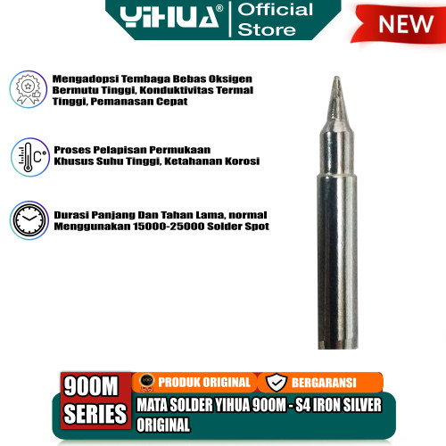 Yihua 900M-S4 Mata Solder Station 900M Series Mata Lurus Iron Tip ORI