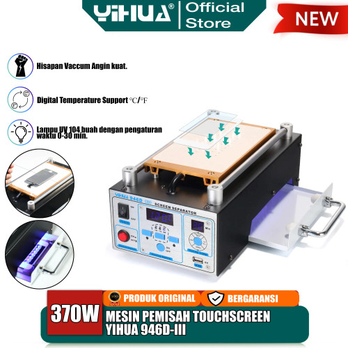 Yihua 946D-III Mesin Pemisah Touscreen LCD Screen Separator Vacum + UV