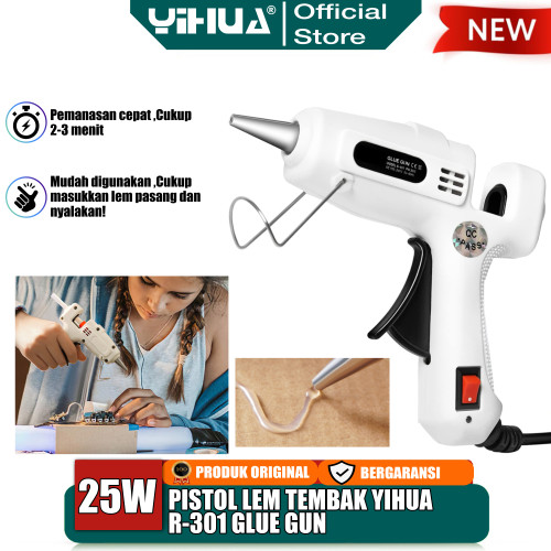 Yihua R-301 Pistol Lem Tembak 25W Hot Melt Glue Gun Stick Cair Refill