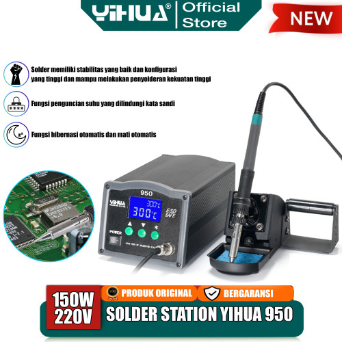 Yihua 950 Solder Station Digital 150W Auto Sleep Soldering Iron Tip OR