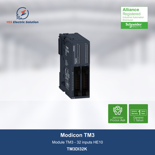 Schneider Electric Modicon TM3 module - 32 inputs HE10 - TM3DI32K