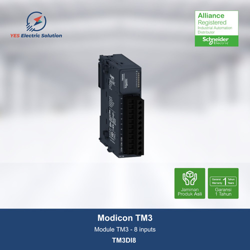 Schneider Electric Modicon TM3 module - 8 inputs - TM3DI8