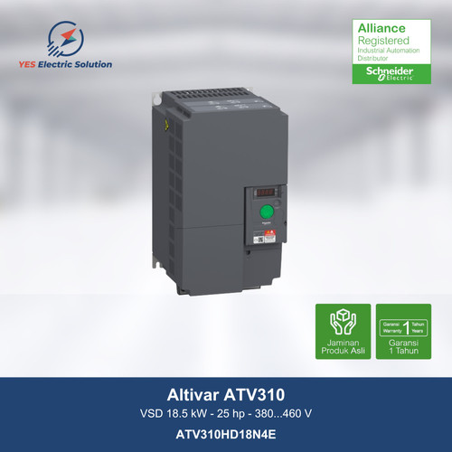 Schneider Altivar ATV310 Variable Speed Drive 18.5kW - ATV310HD18N4E