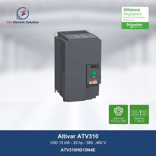 Schneider Altivar ATV310 Variable Speed Drive 15kW 20HP ATV310HD15N4E