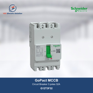 Schneider GoPact MCCB 125 3 poles 32A 415VAC - G12T3F32