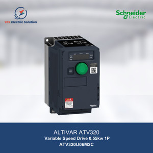 Schneider Altivar Variable Speed Drive VSD 0.55KW 1 Phase ATV320U06M2C