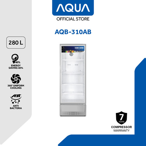 AQUA Japan Showcase Display Cooler - 280 Liter - AQB-310AB