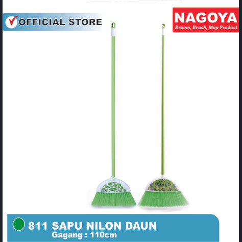 Sapu Nilon Bunga & Daun Nagoya