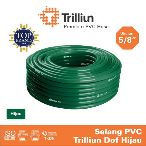 Selang Air PVC Trilliun Dof 5/8" Inch - 5 Meter