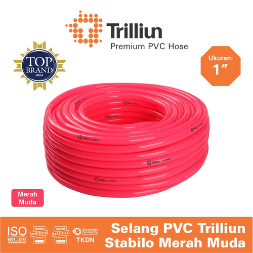 Selang Air PVC Trilliun Stabilo 1" Inch - 50 Meter