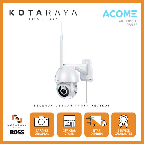 Acome APC-02 CCTV FULL HD 1080P No Blind Spot Audio 2 Arah Luar Ruangan