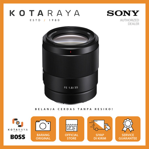 Sony Lens FE 35mm f1.8 / SEL35F18F - GARANSI RESMI