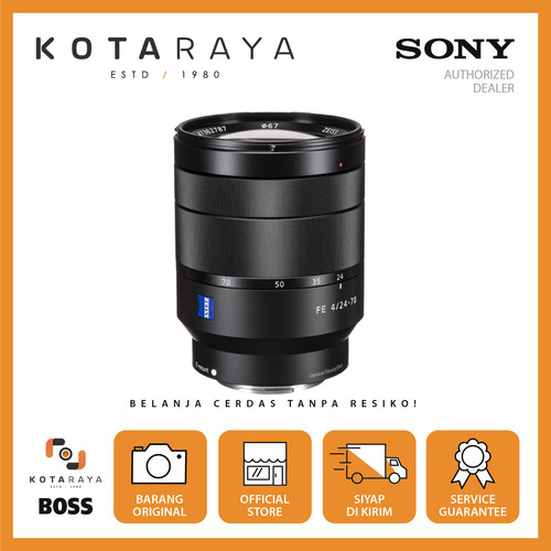 SONY Lens  Vario-Tessar T* FE 24-70mm F4 ZA OSS SEL2470Z-GARANSI RESMI