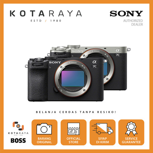 Sony Alpha 7C II / A7C II Mirrorless Camera Body Only - GARANSI RESMI