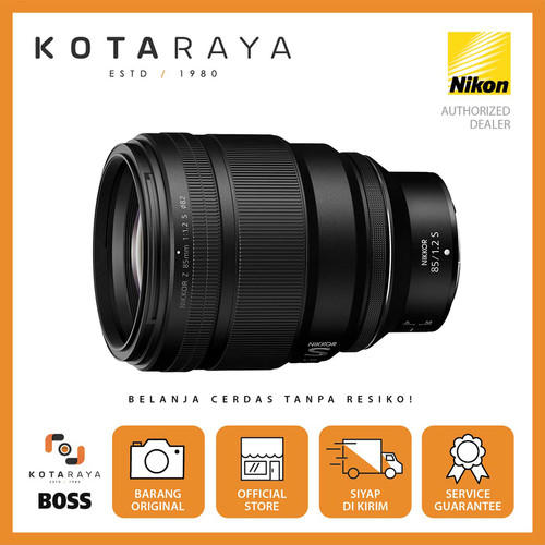 Nikon Z 85mm f1.2 S Lens Nikkor Z 85 mm f/1.2 S - GARANSI RESMI