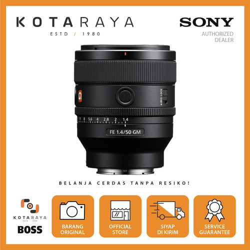 Sony FE 50mm f1.4 GM Lens Sony FE 50 mm f/1.4 GM FE50mm GARANSI RESMI