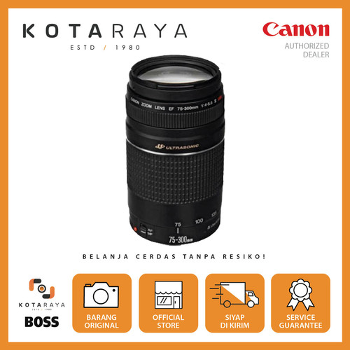 Canon Lens EF 75-300mm f/4-5.6 III USM / Lensa Canon - Garansi Resmi