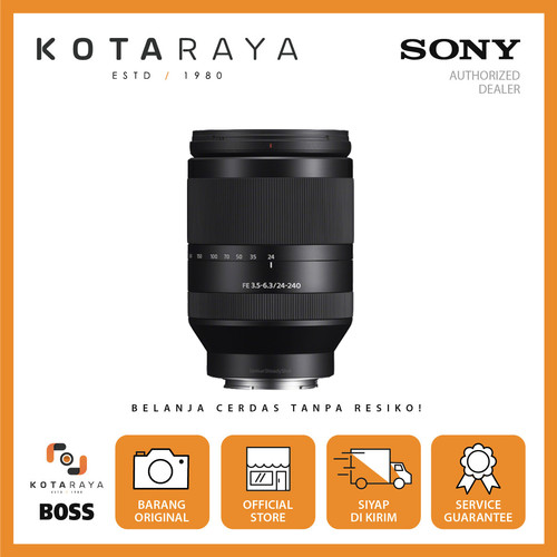 Sony Lens FE 24-240mm f/3.5-6.3 OSS/Sony Lensa - GARANSI RESMI