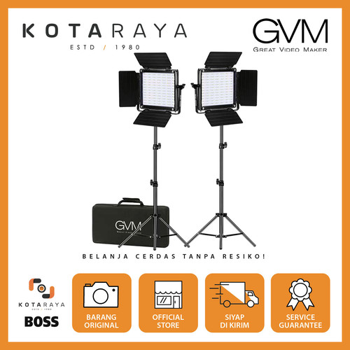 GVM 800d RGB - 2L LED Video Light Studio