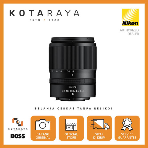 Nikon Lens NIKKOR Z DX 18-140mm f3.5-6.3 VR - GARANSI RESMI