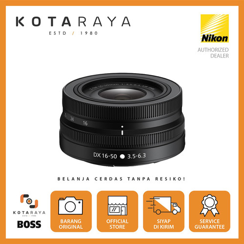 Nikon Lens NIKKOR Z DX 16-50mm f/3.5-6.3 VR (Black) - GARANSI RESMI