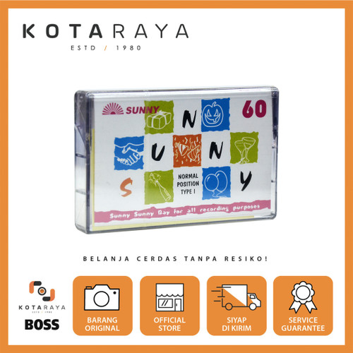 Sunny 60 Kaset Pita Tape kosong