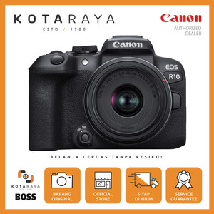 Canon EOS R10 Kit 18-45mm STM Kamera Mirrorless GARANSI RESMI