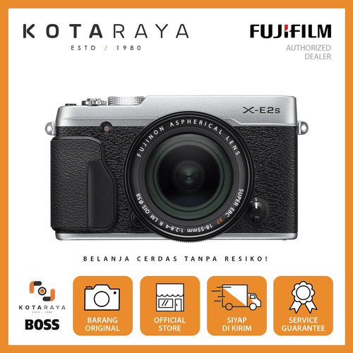 Fujifilm X-E2S Kit 18-55mm Silver Argent - GARANSI RESMI