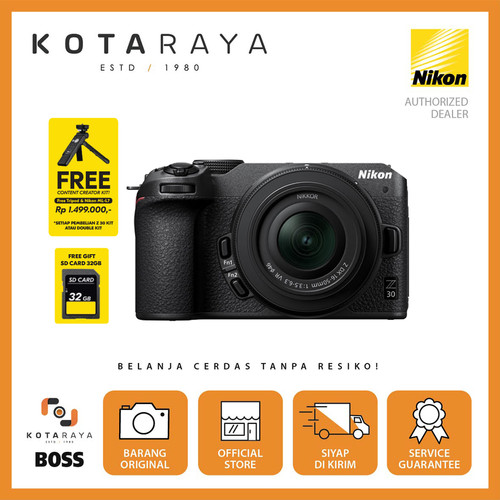 Nikon Z30 Mirrorless Kit Nikkor Z 16-50mm - GARANSI RESMI