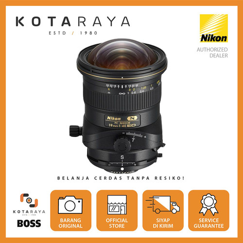 Nikon Lens PC NIKKOR 19mm f4E ED Manual Focus GARANSI RESMI