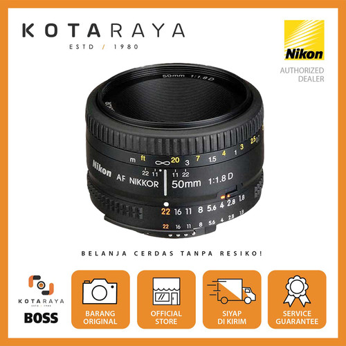 Nikon Lens AF 50mm F1.8D - GARANSI RESMI