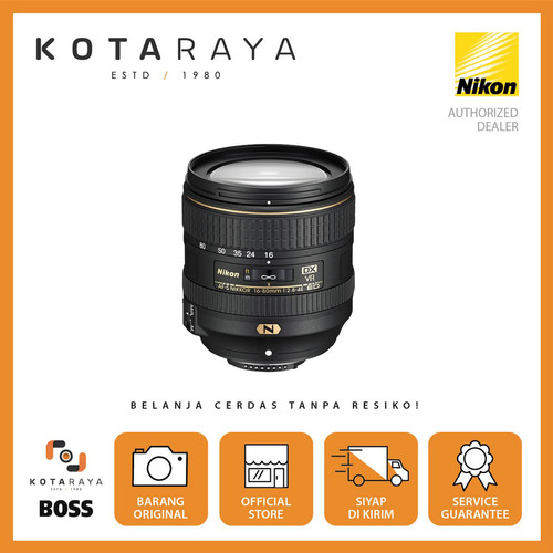 Nikon Lens AF-S DX 16-80mm F/2.8-4E ED VR GARANSI RESMI