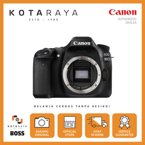 Canon EOS 80D Body Only DSLR Camera GARANSI RESMI