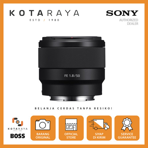 Sony Lens FE 50mm F/1.8/SEL50F18F GARANSI RESMI