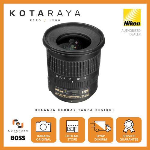 Nikon Lens AF-S 10-24mm F/3.5-4.5G ED DX NIKKOR GARANSI RESMI